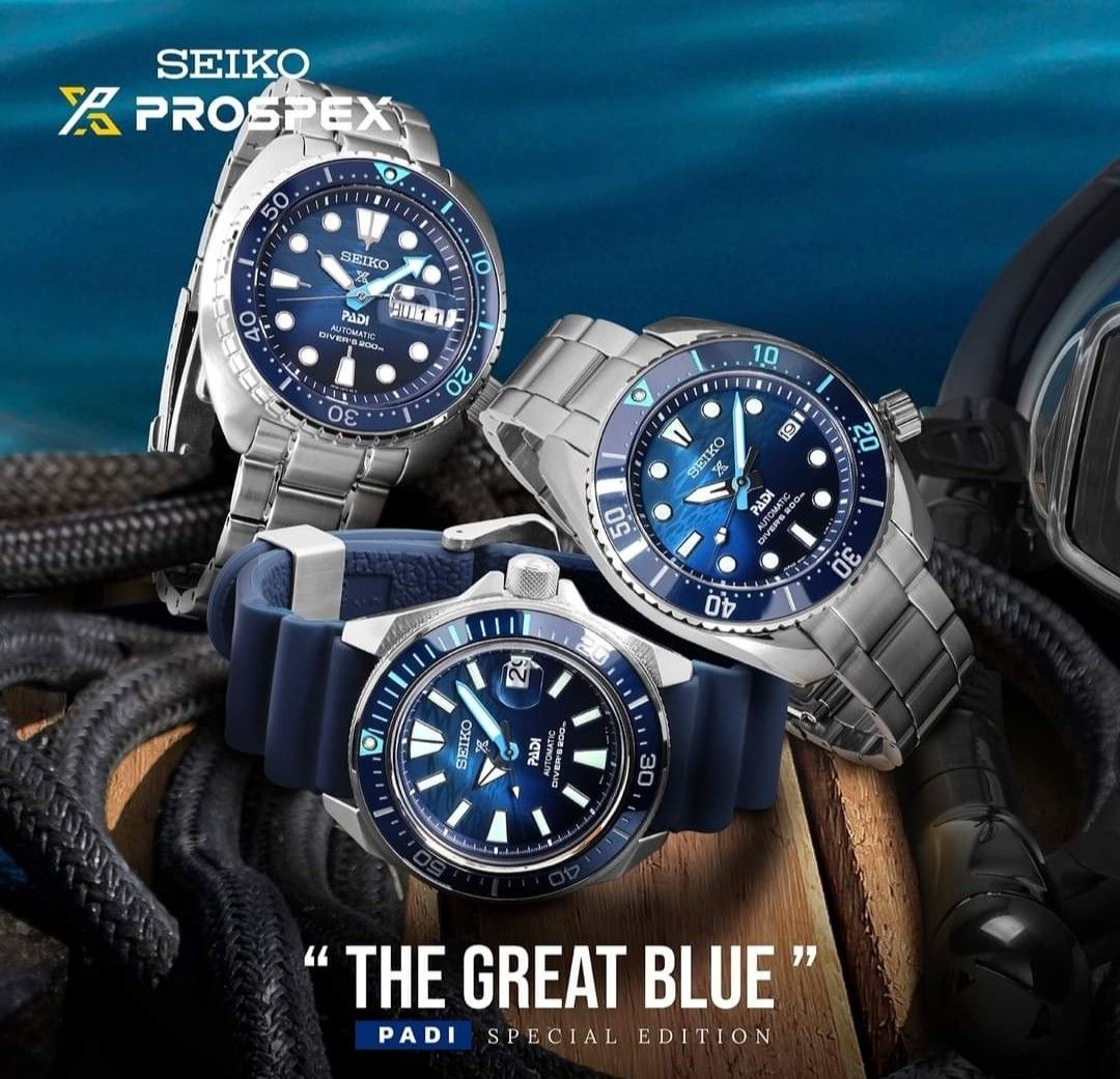 Seiko The Great Blue PADI special edition